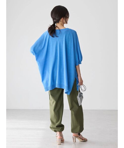 新品　♡ AMERI ポンチョ　ボレロ　ニット　ベージュ AMERICAN HOLIC（アメリカンホリック）の「ポンチョ風ニット