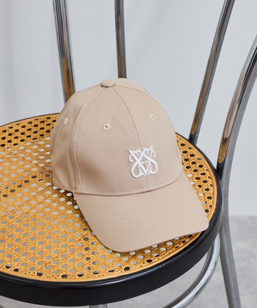 Andma r y ベージュ 刺繍ロゴキャップ 新色追加】ロゴマーク刺繍キャップ（キャップ）｜VIS（ビス）の