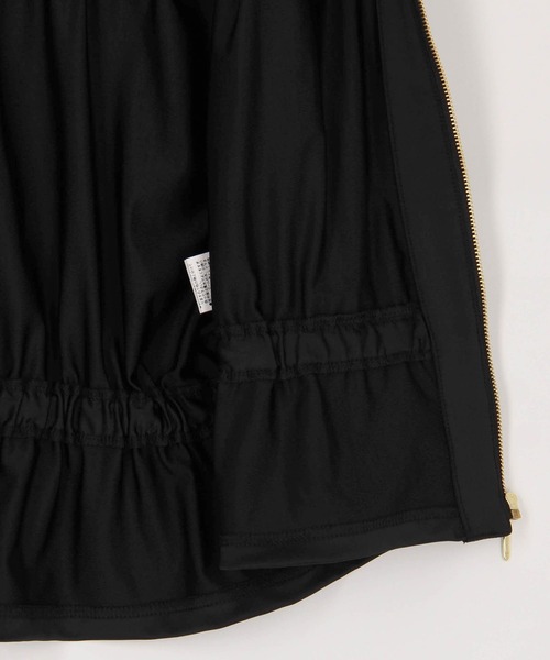 NICOLE white（ニコルホワイト）の「ラッシュガードドロストブルゾン（パーカー・レディース・ブラック/オフホワイト・FREE）」の10枚目の写真