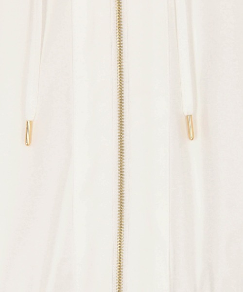 NICOLE white（ニコルホワイト）の「ラッシュガードドロストブルゾン（パーカー・レディース・ブラック/オフホワイト・FREE）」の11枚目の写真