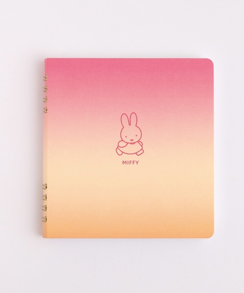Dick Bruna(ディックブルーナ)の「miffy/リングノートスクエア(手帳/メモ帳・レディース・ネイビー/イエロー/レッド/ブルー・FREE)」の1枚目の写真
