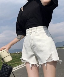 ダメージデニム デニム」に該当するパンツ（ショート・ひざ上丈