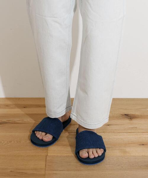 Indosole(インドソール)の「indosole Pable SLIDE1(サンダル・メンズ・オフホワイト/ブラック/インディゴブルー・7/10/9)」の1枚目の写真