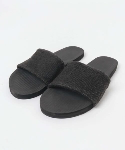 Indosole(インドソール)の「indosole Pable SLIDE1(サンダル・メンズ・オフホワイト/ブラック/インディゴブルー・7/10/9)」の5枚目の写真