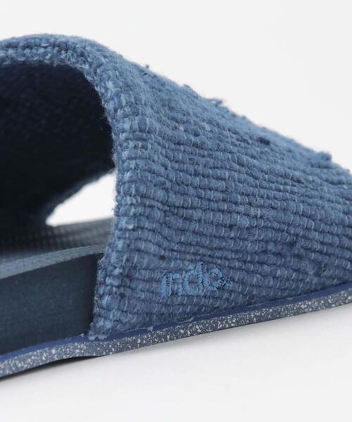 Indosole(インドソール)の「indosole Pable SLIDE1(サンダル・メンズ・オフホワイト/ブラック/インディゴブルー・7/10/9)」の15枚目の写真