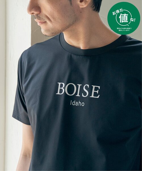ikka(イッカ)の「【接触冷感】速乾COOLプリントTシャツ(Tシャツ/カットソー・メンズ・ブラック/ワイン/ホワイト/グリーン・L/XL/S/M)」の5枚目の写真