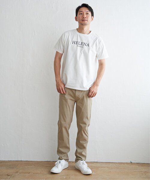 ikka(イッカ)の「【接触冷感】速乾COOLプリントTシャツ(Tシャツ/カットソー・メンズ・ブラック/ワイン/ホワイト/グリーン・L/XL/S/M)」の9枚目の写真