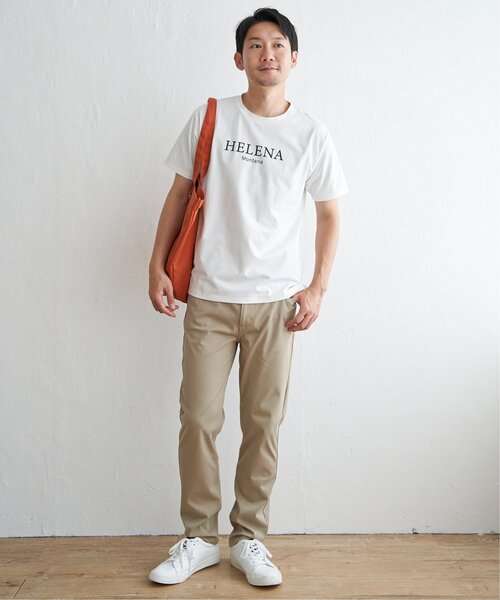 ikka(イッカ)の「【接触冷感】速乾COOLプリントTシャツ(Tシャツ/カットソー・メンズ・ブラック/ワイン/ホワイト/グリーン・L/XL/S/M)」の10枚目の写真