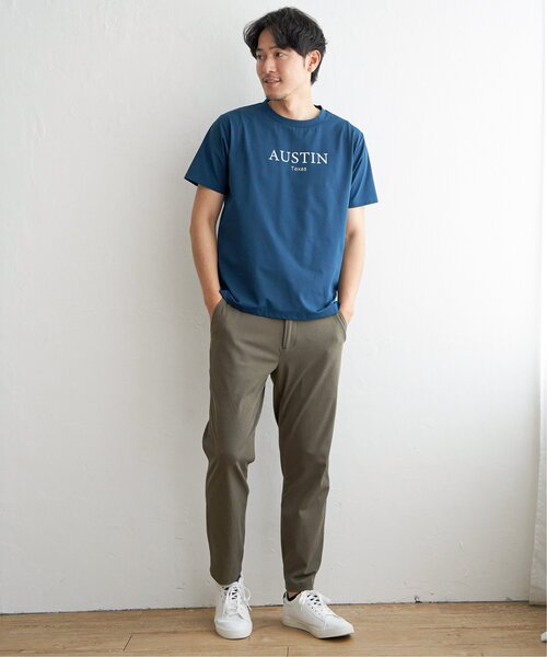 ikka(イッカ)の「【接触冷感】速乾COOLプリントTシャツ(Tシャツ/カットソー・メンズ・ブラック/ワイン/ホワイト/グリーン・L/XL/S/M)」の17枚目の写真