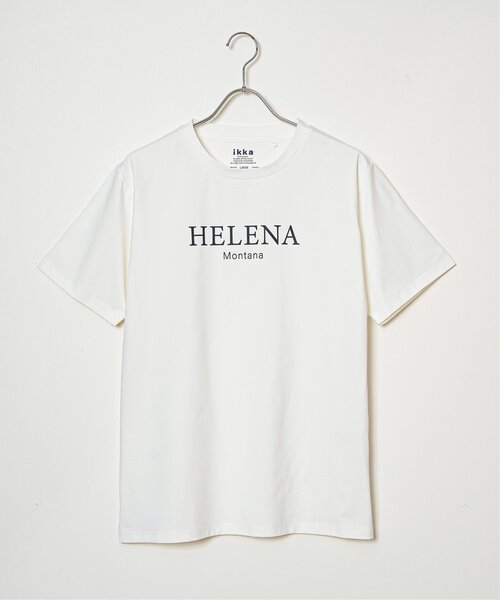 ikka(イッカ)の「【接触冷感】速乾COOLプリントTシャツ(Tシャツ/カットソー・メンズ・ブラック/ワイン/ホワイト/グリーン・L/XL/S/M)」の18枚目の写真