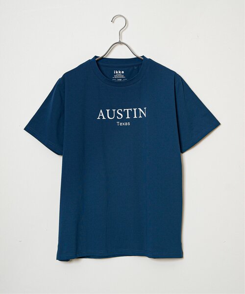 ikka(イッカ)の「【接触冷感】速乾COOLプリントTシャツ(Tシャツ/カットソー・メンズ・ブラック/ワイン/ホワイト/グリーン・L/XL/S/M)」の21枚目の写真