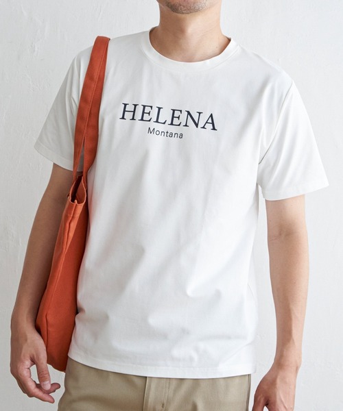 ikka(イッカ)の「【接触冷感】速乾COOLプリントTシャツ(Tシャツ/カットソー・メンズ・ブラック/ワイン/ホワイト/グリーン・L/XL/S/M)」の2枚目の写真