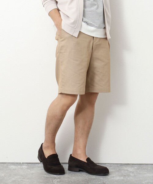 NOLLEY’S(ノーリーズ)の「《ストレッチ/形状回復》SOLOTEX バーズアイショートパンツ(その他パンツ・メンズ・ベージュ/ネイビー/グレー・XL/L/M/S)」の2枚目の写真
