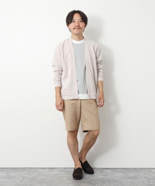 NOLLEY’S(ノーリーズ)の「《ストレッチ/形状回復》SOLOTEX バーズアイショートパンツ(その他パンツ・メンズ・ベージュ/ネイビー/グレー・XL/L/M/S)」の14枚目の写真