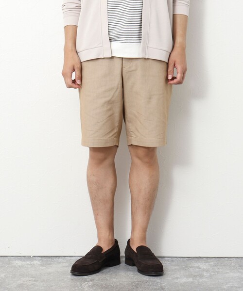 NOLLEY’S(ノーリーズ)の「《ストレッチ/形状回復》SOLOTEX バーズアイショートパンツ(その他パンツ・メンズ・ベージュ/ネイビー/グレー・XL/L/M/S)」の15枚目の写真
