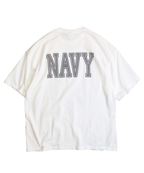 NAVY(ネイビー)の「U.S MILITARY / ユーエスミリタリー US NAVY REFLECT PRINT SS TEE(Tシャツ/カットソー・メンズ・ホワイト・X-LARGE)」の11枚目の写真