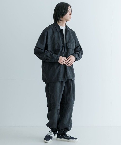 URBAN RESEARCH（アーバンリサーチ）の「ナイロンタッサーコンバーチブルパンツ（その他パンツ・メンズ・ネイビー/ブラック・MEDIUM/LARGE）」の12枚目の写真