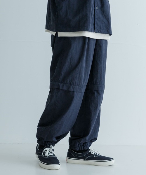 URBAN RESEARCH（アーバンリサーチ）の「ナイロンタッサーコンバーチブルパンツ（その他パンツ・メンズ・ネイビー/ブラック・MEDIUM/LARGE）」の8枚目の写真
