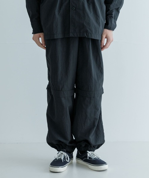 URBAN RESEARCH（アーバンリサーチ）の「ナイロンタッサーコンバーチブルパンツ（その他パンツ・メンズ・ネイビー/ブラック・MEDIUM/LARGE）」の7枚目の写真