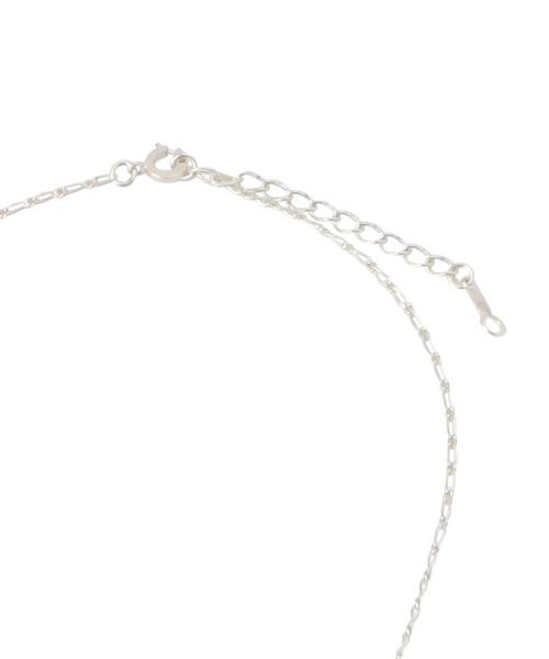 BEAUTY&YOUTH UNITED ARROWS(ビューティーアンドユースユナイテッドアローズ)の「BY シルバーターコイズ プレートネックレス◆(ネックレス・メンズ・シルバー・フリー)」の2枚目の写真