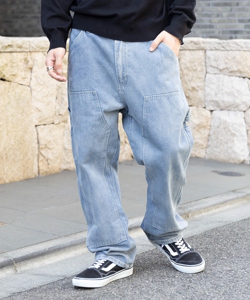 セール】【MAISON CLUB】VINTAGE WASHED Recycled Denim DOUBLE