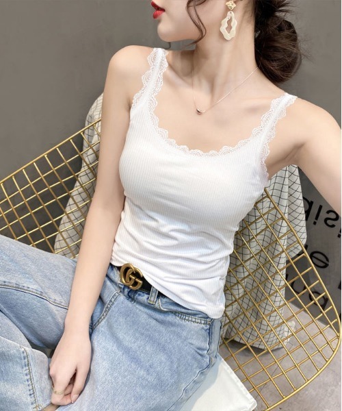 NANEA(ナネア)の「レースキャミソール(キャミソール・レディース・ホワイト/ブラック・MEDIUM/LARGE/X-LARGE/フリー)」の19枚目の写真