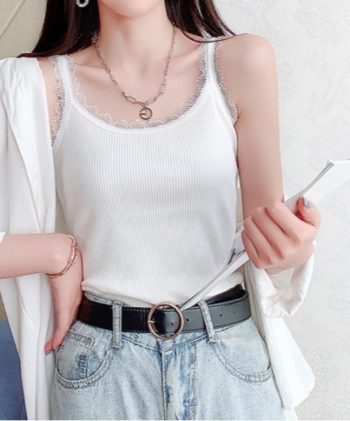 NANEA(ナネア)の「レースキャミソール(キャミソール・レディース・ホワイト/ブラック・MEDIUM/LARGE/X-LARGE/フリー)」の20枚目の写真