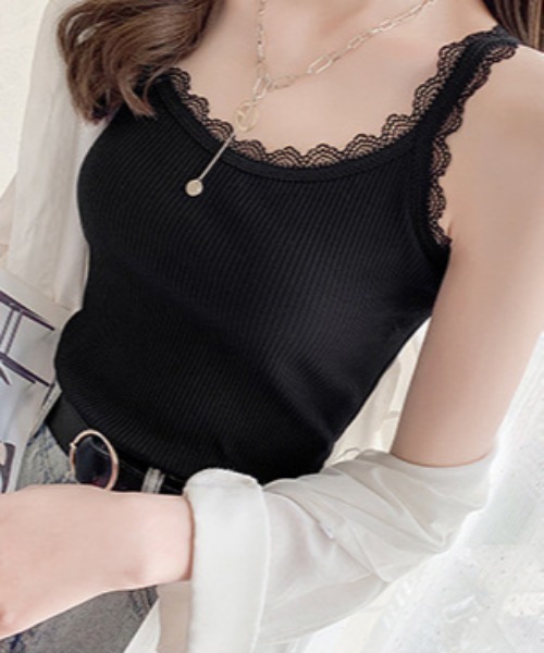 NANEA(ナネア)の「レースキャミソール(キャミソール・レディース・ホワイト/ブラック・MEDIUM/LARGE/X-LARGE/フリー)」の10枚目の写真