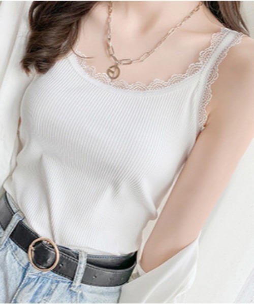 NANEA(ナネア)の「レースキャミソール(キャミソール・レディース・ホワイト/ブラック・MEDIUM/LARGE/X-LARGE/フリー)」の22枚目の写真