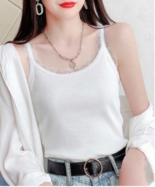 NANEA(ナネア)の「レースキャミソール(キャミソール・レディース・ホワイト/ブラック・MEDIUM/LARGE/X-LARGE/フリー)」の15枚目の写真