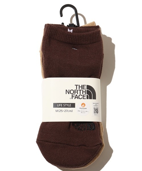THE NORTH FACE(ザノースフェイス)の「THE NORTH FACE TNF Logo 2P Short / ザ・ノース・フェイス TNF ロゴ 2P ショート(ソックス/靴下・メンズ・オレンジ/マルチ/ブラウン・M/S/L)」の14枚目の写真