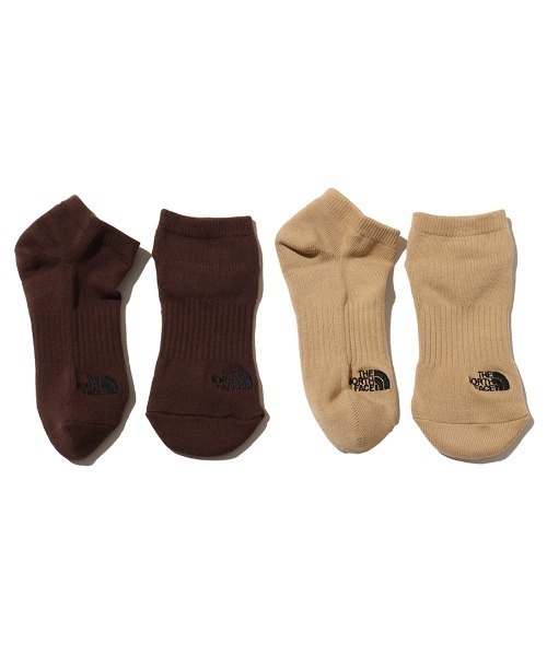 THE NORTH FACE(ザノースフェイス)の「THE NORTH FACE TNF Logo 2P Short / ザ・ノース・フェイス TNF ロゴ 2P ショート(ソックス/靴下・メンズ・オレンジ/マルチ/ブラウン・M/S/L)」の16枚目の写真