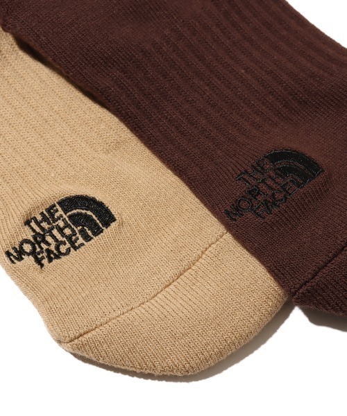 THE NORTH FACE(ザノースフェイス)の「THE NORTH FACE TNF Logo 2P Short / ザ・ノース・フェイス TNF ロゴ 2P ショート(ソックス/靴下・メンズ・オレンジ/マルチ/ブラウン・M/S/L)」の18枚目の写真