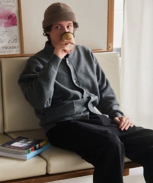 45R ストレッチニットのキャップ 帽子 ニットキャップ 耳まで暖か ニットワッチ 深め 秋冬 メンズ