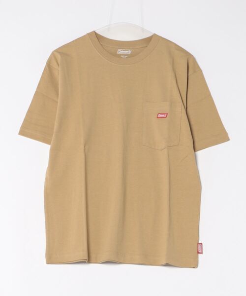 RUGGEDWORKS（ラゲッドワークス）の「Coleman【コールマン】ﾕﾆｾｯｸｽ　 1P REG CREW S/S（Tシャツ/カットソー・レディース・杢グレー/ベージュ/ブラック/ホワイト・S/M/L/LL）」の4枚目の写真