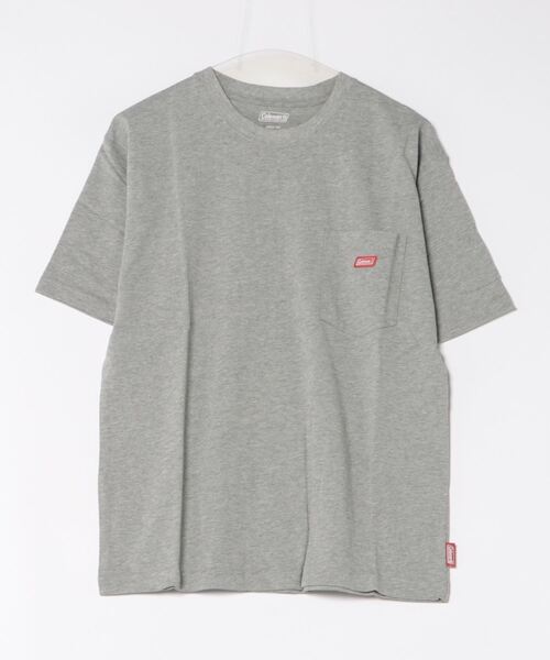 RUGGEDWORKS（ラゲッドワークス）の「Coleman【コールマン】ﾕﾆｾｯｸｽ　 1P REG CREW S/S（Tシャツ/カットソー・レディース・杢グレー/ベージュ/ブラック/ホワイト・S/M/L/LL）」の3枚目の写真