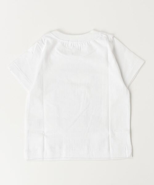 A BATHING APE（アベイシングエイプ）の「ABC CAMO MILO BY BATHING APE TEE（Tシャツ/カットソー・キッズ・ホワイト/ブラック・130/90/110/100/140/120）」の3枚目の写真