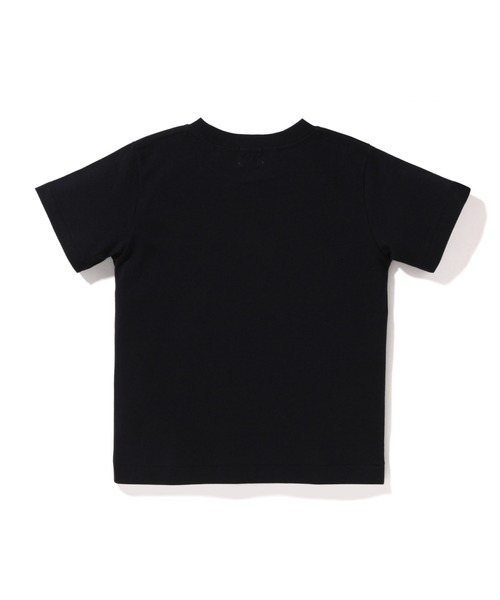 A BATHING APE（アベイシングエイプ）の「ABC CAMO MILO BY BATHING APE TEE（Tシャツ/カットソー・キッズ・ホワイト/ブラック・130/90/110/100/140/120）」の4枚目の写真