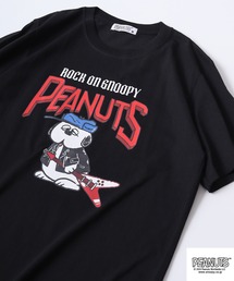 PEANUTS 半袖ロックTシャツ