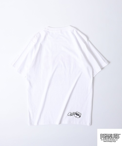 PEANUTS（ピーナッツ）の「PEANUTS 半袖ロックTシャツ（Tシャツ/カットソー・メンズ・ブラック系/ブラック/ホワイト系/ホワイト系1/ブラック系1/ホワイト・M/L/LL）」の8枚目の写真