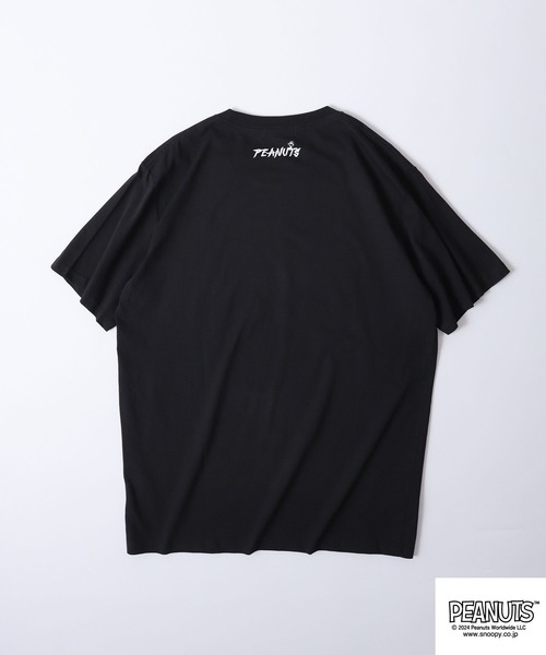 PEANUTS（ピーナッツ）の「PEANUTS 半袖ロックTシャツ（Tシャツ/カットソー・メンズ・ブラック系/ブラック/ホワイト系/ホワイト系1/ブラック系1/ホワイト・M/L/LL）」の17枚目の写真