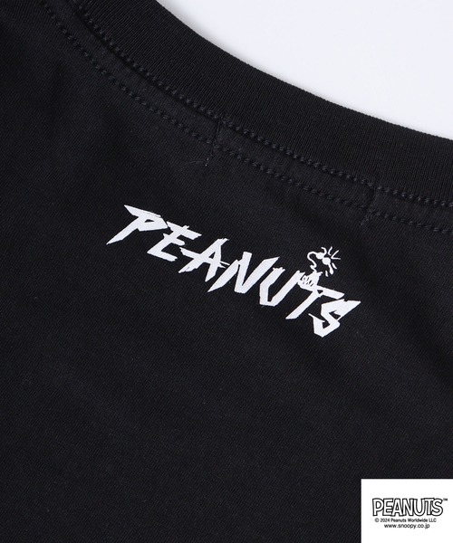 PEANUTS（ピーナッツ）の「PEANUTS 半袖ロックTシャツ（Tシャツ/カットソー・メンズ・ブラック系/ブラック/ホワイト系/ホワイト系1/ブラック系1/ホワイト・M/L/LL）」の19枚目の写真