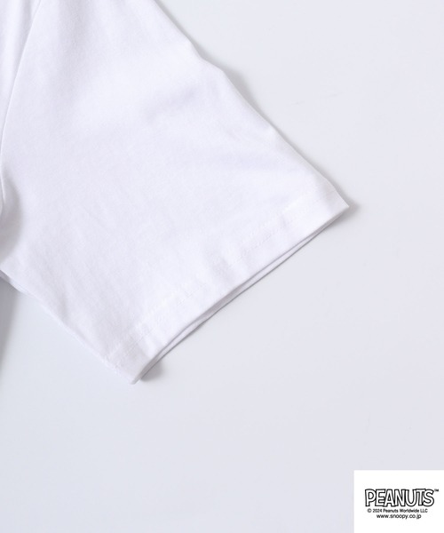 PEANUTS（ピーナッツ）の「PEANUTS 半袖ロックTシャツ（Tシャツ/カットソー・メンズ・ブラック系/ブラック/ホワイト系/ホワイト系1/ブラック系1/ホワイト・M/L/LL）」の12枚目の写真