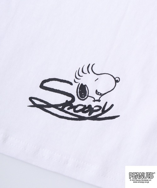 PEANUTS（ピーナッツ）の「PEANUTS 半袖ロックTシャツ（Tシャツ/カットソー・メンズ・ブラック系/ブラック/ホワイト系/ホワイト系1/ブラック系1/ホワイト・M/L/LL）」の14枚目の写真