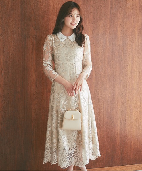 rikougenさん専用 トッコクローゼット tocco closet 取り外し可能な立体フラワー襟付き