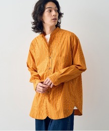 CRAFT STANDARD BOUTIQUE | ハーフプラケットバンドカラーシャツ(シャツ/ブラウス)