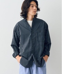 CRAFT STANDARD BOUTIQUE | ハーフプラケットバンドカラーシャツ(シャツ/ブラウス)