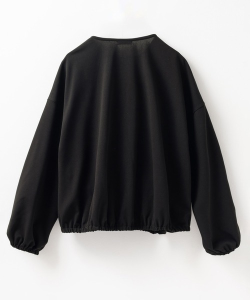 Howdy Marie（ハウディ―マリー）の「Howdy Marie 梨地ジップブルゾン（ブルゾン・レディース・ブラック/キャメル・フリー）」の14枚目の写真