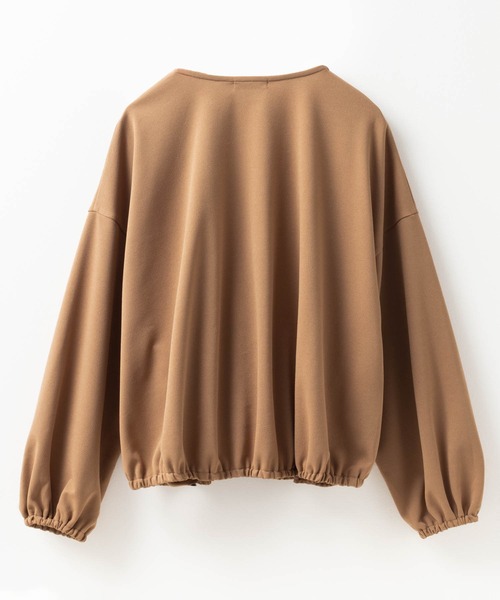 Howdy Marie（ハウディ―マリー）の「Howdy Marie 梨地ジップブルゾン（ブルゾン・レディース・ブラック/キャメル・フリー）」の18枚目の写真