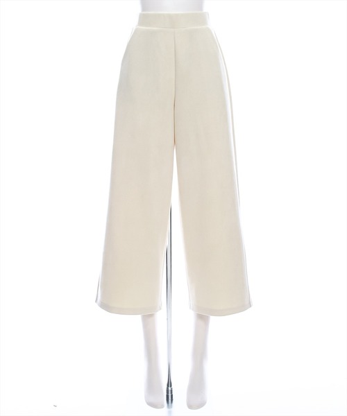 clear（クリア）の「ポンチスエードワイドストレートパンツ [低身長用サイズ有 着心地抜群 シンプル]≪2024AW新作≫（その他パンツ・レディース・カーキ/チャコールグレー/グレイッシュベージュ/アイボリー・F/XS）」の17枚目の写真